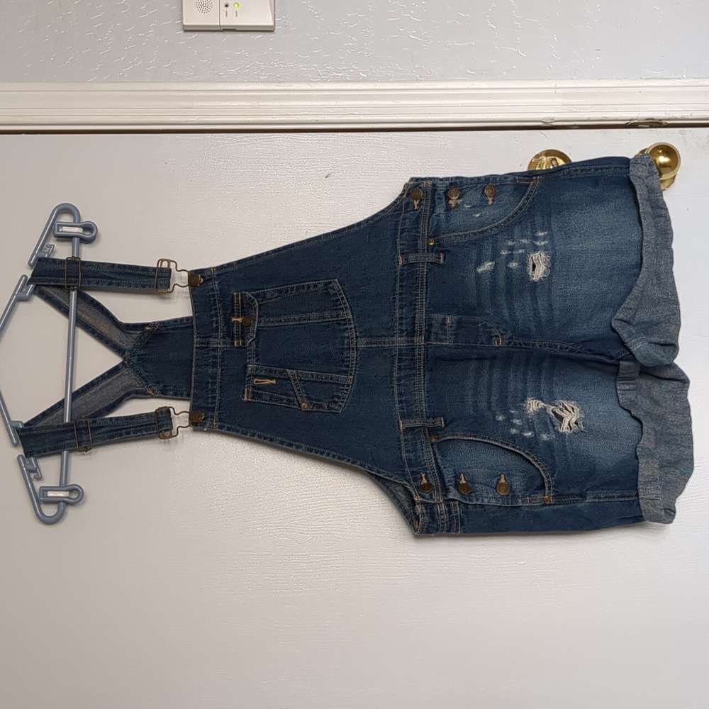 LEI Blue Denim Overalls XL